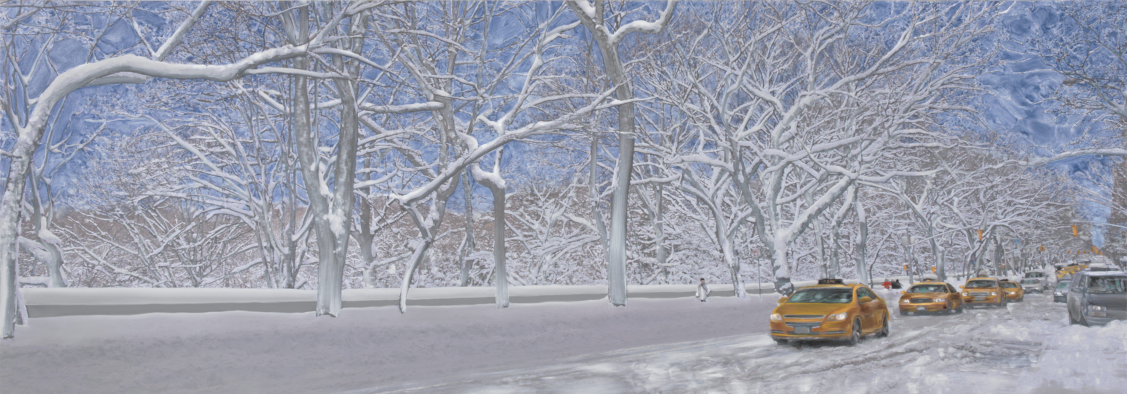 snow on 5th Ave